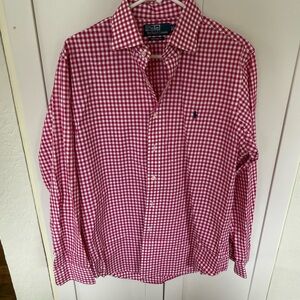 Ralph Lauren Red Gingham Men's Shirt